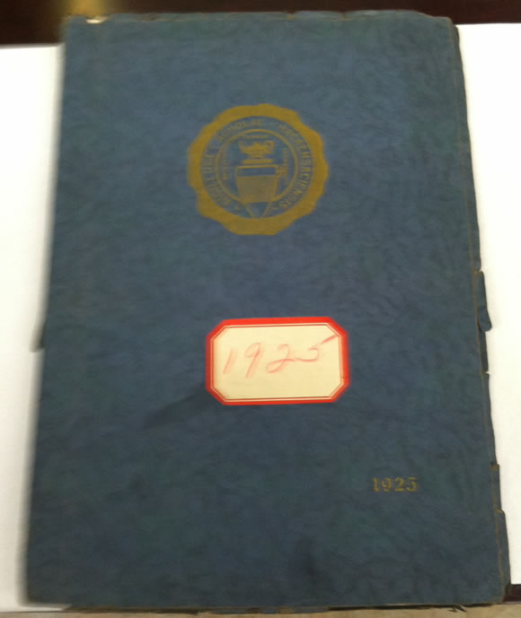 1925 HHS Yearbook Cover